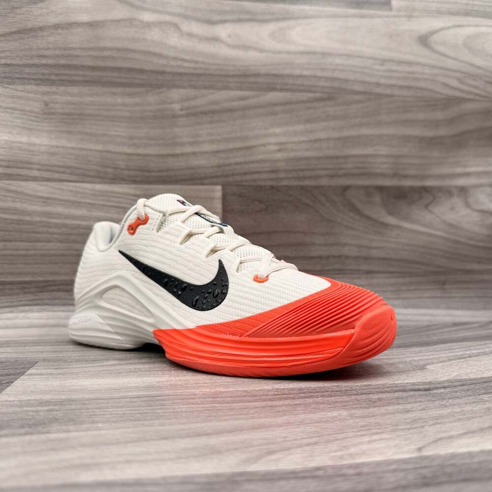NikeCourt Air Zoom Vapor 12 HC 'Sail Turf Orange' - IB6555 100 NWOT